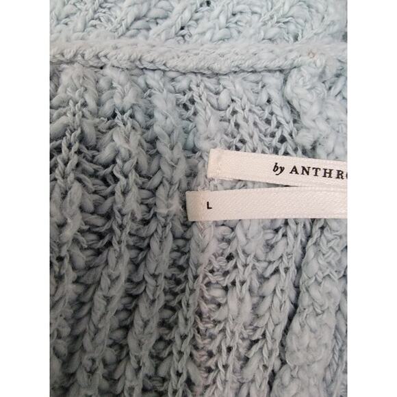 Anthropologie Crewneck Batwing Knit Sweater Size Large Fisherman OB1734156 - Picture 9 of 12